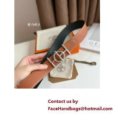 Hermes Ulysse belt buckle  &  Reversible leather strap 38 mm 03 2023
